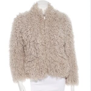 IRO Kald Lamb Fur Jacket